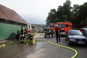 Übung: Bauernhofbrand in Halingen