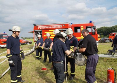 Gemeinsame Übung der Feuerwehren Balve und Menden