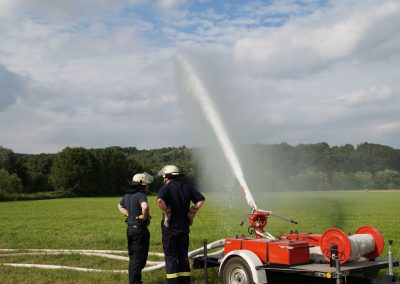Gemeinsame Übung der Feuerwehren Balve und Menden