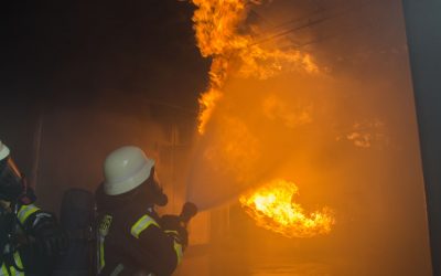 Ausbildung im Brandhaus der Feuerwehr Dortmund