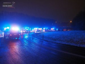 Massenkarambolage auf der A46 - Quelle: Feuerwehr Iserlohn
