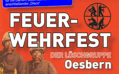 Einladung zum Feuerwehrfest in Oesbern