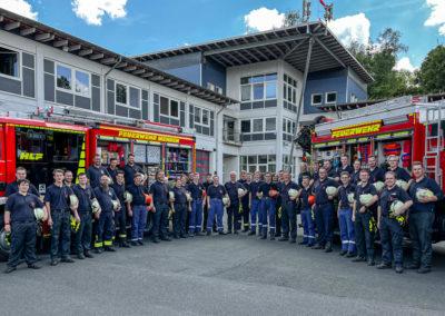 Der Grundlehrgang 2022 der Feuerwehren Balve und Menden