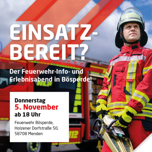 Feuerwehr-Info- und Erlebenis-Abend